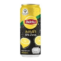 ลิปตันซ่า กลิ่นเลมอน สูตรไม่มีน้ำตาล 325ml