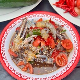 ตำทะเลรวมสด