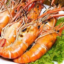 กุ้งเผาใหญ่ 10 ตัว ชุดกลาง