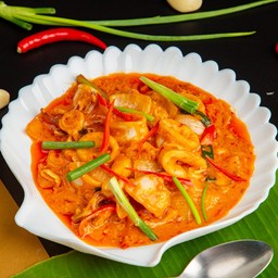 หมึกผัดไข่เค็ม