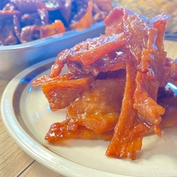 ข้าวเหนียว+หมูแผ่น(หมูหวาน)