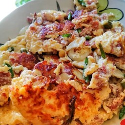 ข้าวไข่เจียวแหนม