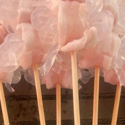 หมูสามชั้นพันเส้นเเก้ว