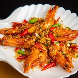 กุ้งคั่วพริกเกลือ