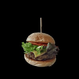 เบอเกอร์เนื้อ และ เฟรนฟราย