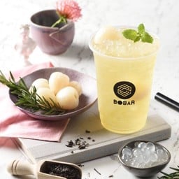 ไซรัปลิ้นจี่เข้มข้น และเนื้อลิ้นจี่100% ชงคู่กับชามะลิไต้หวัน หอมเย็นชื่นใจ