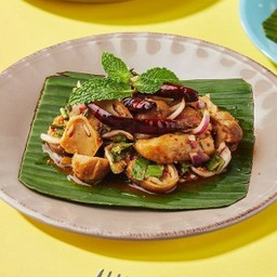 ลาบเห็ดฟาง