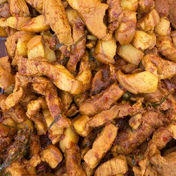 ผัดหมูพริกแกงใต้(หมูสามชั้น)