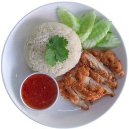 ข้าวมันไก่ทอด อากู๋