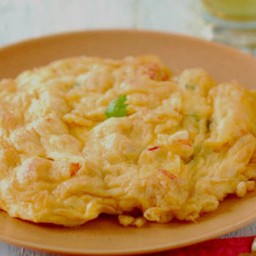 ข้าวไข่เจียวกุ้งสับ