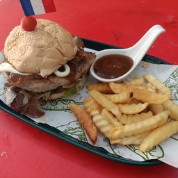 เบอร์เกอร์สเต็กหมู