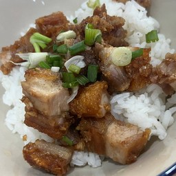ข้าวราดหมูกรอบพริกเกลือ เล็ก