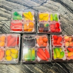 ลูกชุบผลไม้ อร่อย หวานน้อย