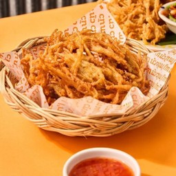 เห็ดเข็มทอดทอง