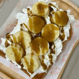 ปังปิ้งวิปครีมกล้วยคาราเมล