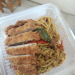 สปาเก็ตตี้ผัดพริกเผา