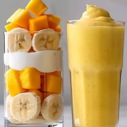 มะม่วงกล้วยหอมปั่น