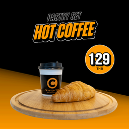 Pasty set (Hot Coffee + Bakery)
