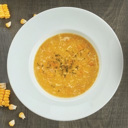 ซุปข้าวโพดและไข่ขาว