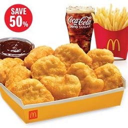 [อร่อยซ่ากับโค้ก] ลด 50 % ชุดแมคนักเก็ต 10 ชิ้น