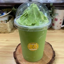 ชาเขียวข้าวโพดปั่น