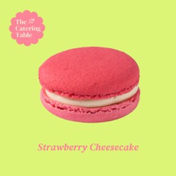 MACARON strawberry cheesecake