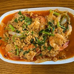 กุ้งผัดผงกระหรี่