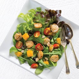 สลัดร็อกเก็ตหอยเชลล์