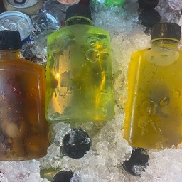 บะหมี่หมูแดง+น้ำเก๊กฮวย