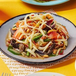 ส้มตำไทยใส่ปู