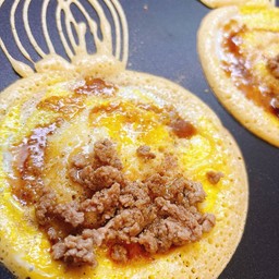 โตเกียว + ไข่่ + หมูสับ ( 2 ชิ้น )