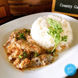 ลาบกั้ง (กับข้าว)