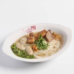 เส้นเล็ก - ก๋วยเตี๋ยวหมู (น้ำ)