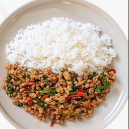 กะเพราหมู