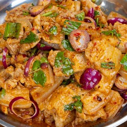ลาบหมูสามชั้น