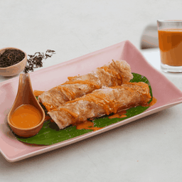 ชุดโรตีชาไทย+ชาลูกไก่ทอง(ร้อน)