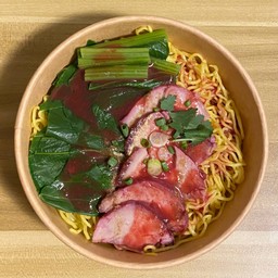 บะหมี่แห้งหมูแดง