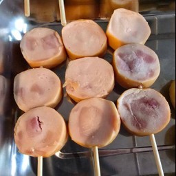 สเต็กหมูเสียบไม้