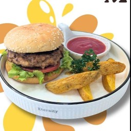 เบอร์เกอร์เนื้อวากิว