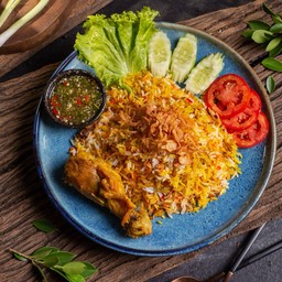 ข้าวหมกไก่ - ဒန်ဘောက်ကြက်သား