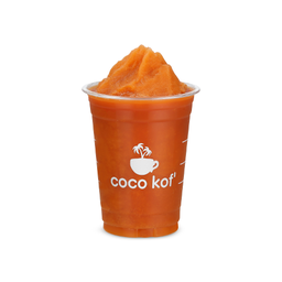 มะพร้าวปั่น+ชาไทย(ไม่ใส่นมสด)