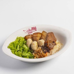 เส้นหมี่ขาว - ก๋วยเตี๋ยวหมู (แห้ง)