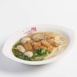 เส้นหมี่ขาว - ก๋วยเตี๋ยวหมู (น้ำ)