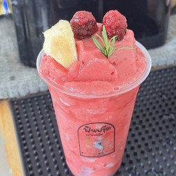 แบล็คเบอรี่+สับปะรดปั่น