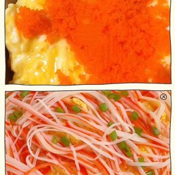 Set B ข้าวไข่ข้นไข่กุ้ง+ข้าวไข่ข้นปูอัด
