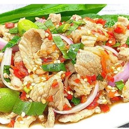 ยำหมูชิ้น