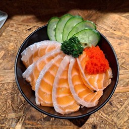 แซลมอนเอบิโกะด้ง (ข้าวซูชิ)