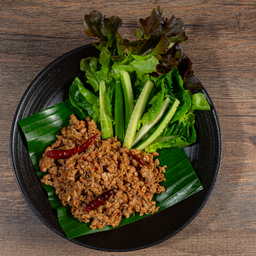 ลาบหมูเมืองเหนือคั่ว