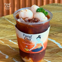 ชาลิ้นจี่ลอยแก้ว