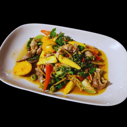 ผัดฉ่า พวงไข่อ่อน